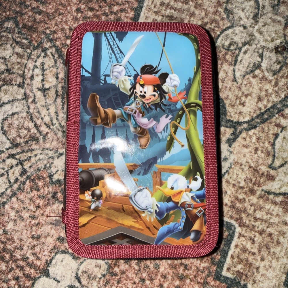 Mickey Mouse Pirates of the Caribbean Disney Parks Pencil Case